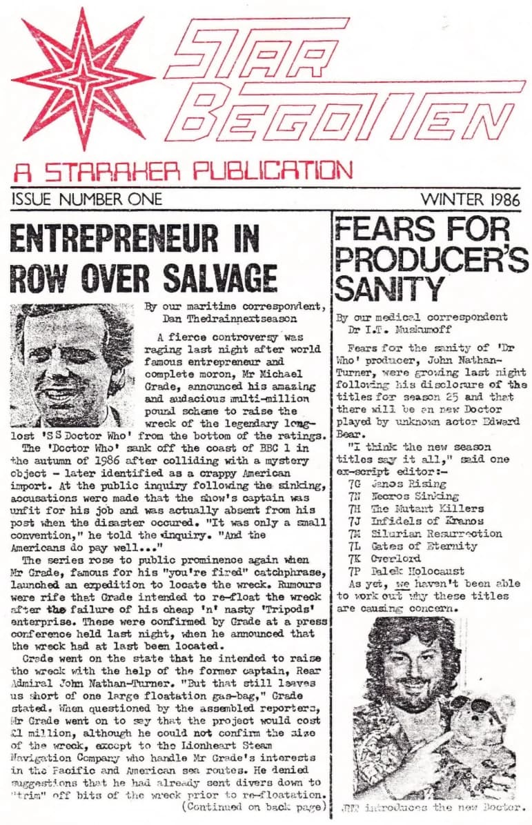 Star Begotten 001 | Winter 1986